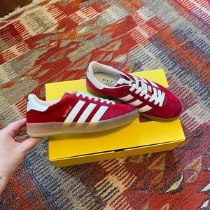 adidas x Gucci women's Gazelle sneaker Red Velvet